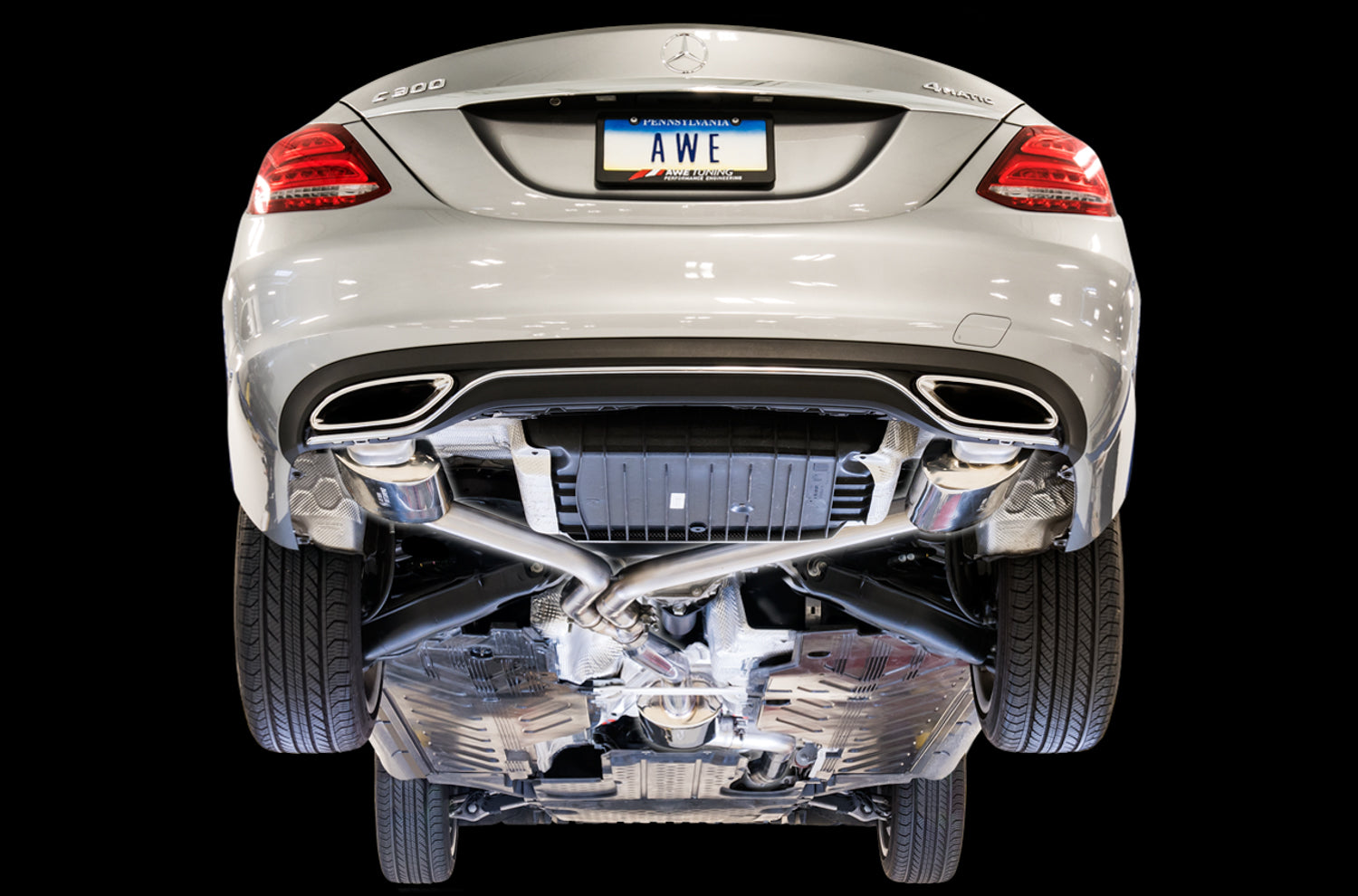AWE Exhaust for Mercedes-Benz W205 C300 / C200