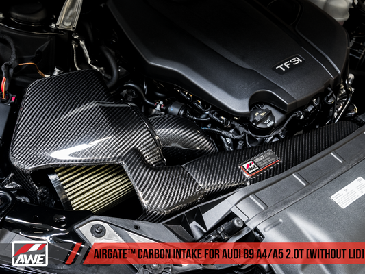 AWE RELEASES NEW AIRGATE™ CARBON INTAKE FOR THE AUDI B9 A4/A5 2.0T