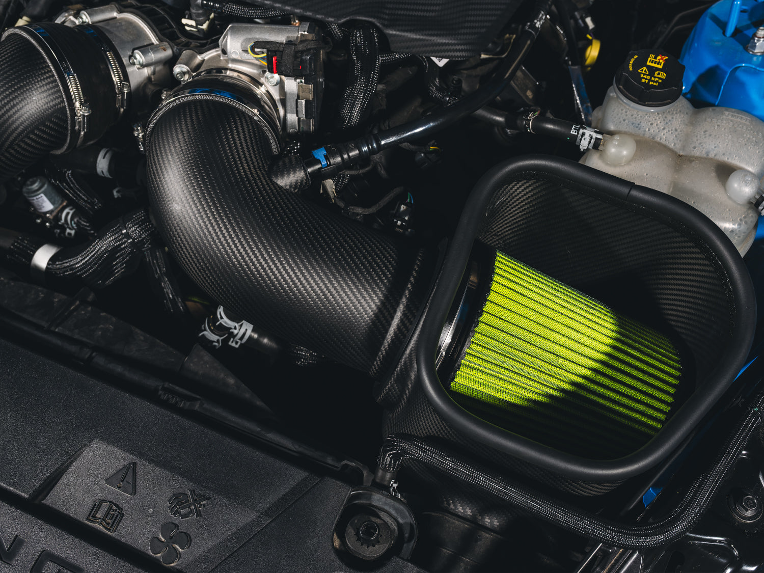 AWE S-FLO Carbon Intake for the S650 Mustang 5.0L