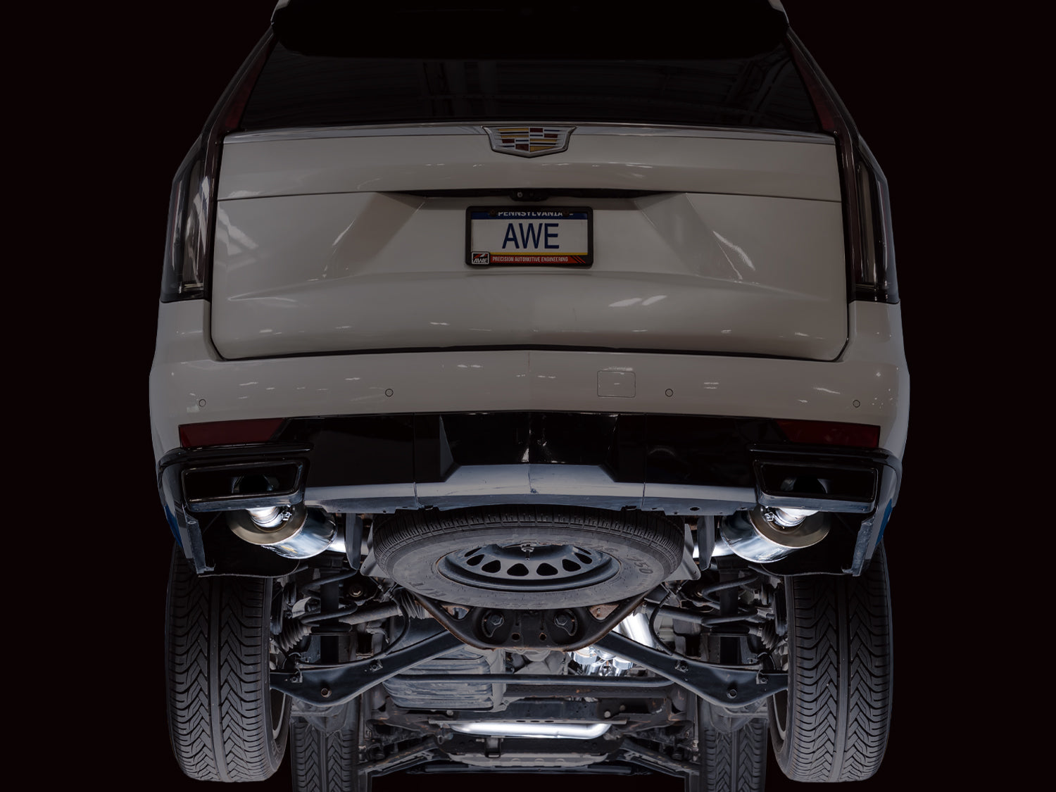 AWE Exhaust for the GMT T1XX Escalade 6.2L