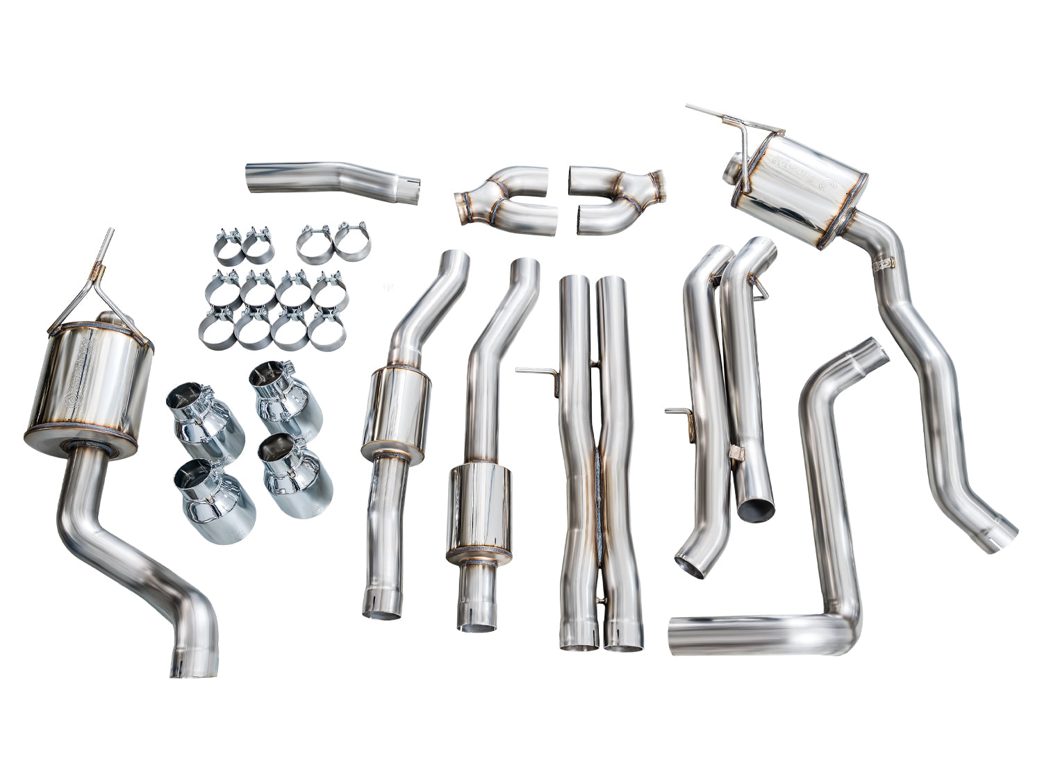 AWE Exhaust for the GMT T1XX Escalade 6.2L