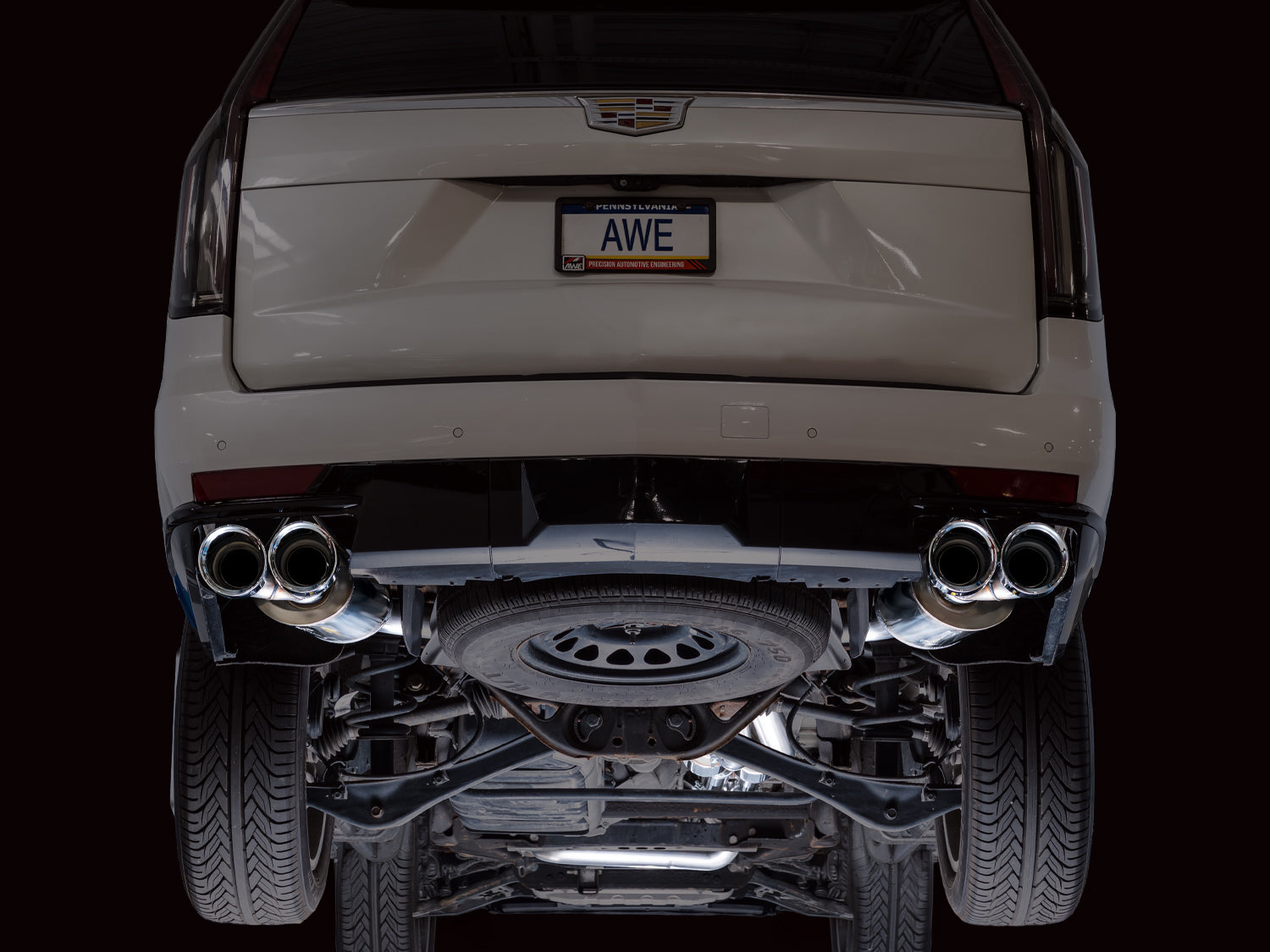 AWE Exhaust for the GMT T1XX Escalade 6.2L