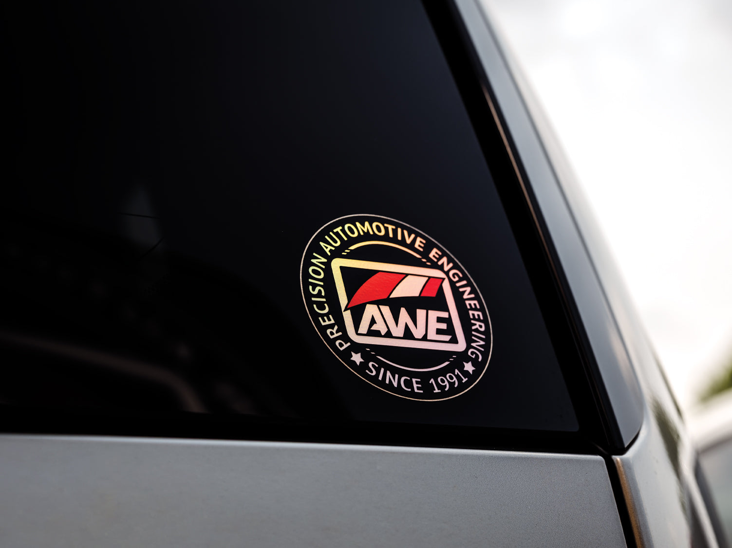 AWE Round Decal