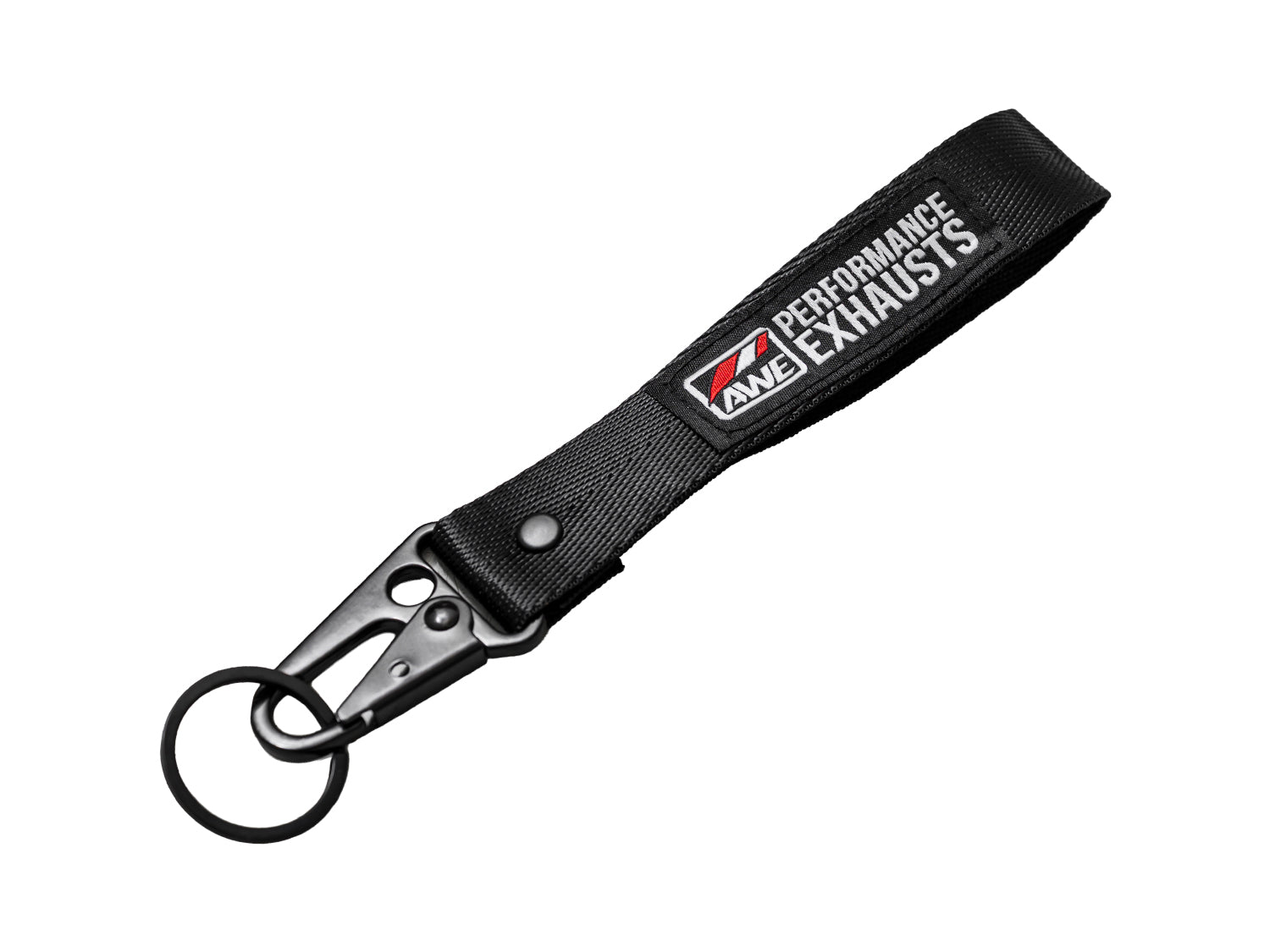 AWE Black Rip Clip Keychain