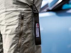 AWE Black Rip Clip Keychain