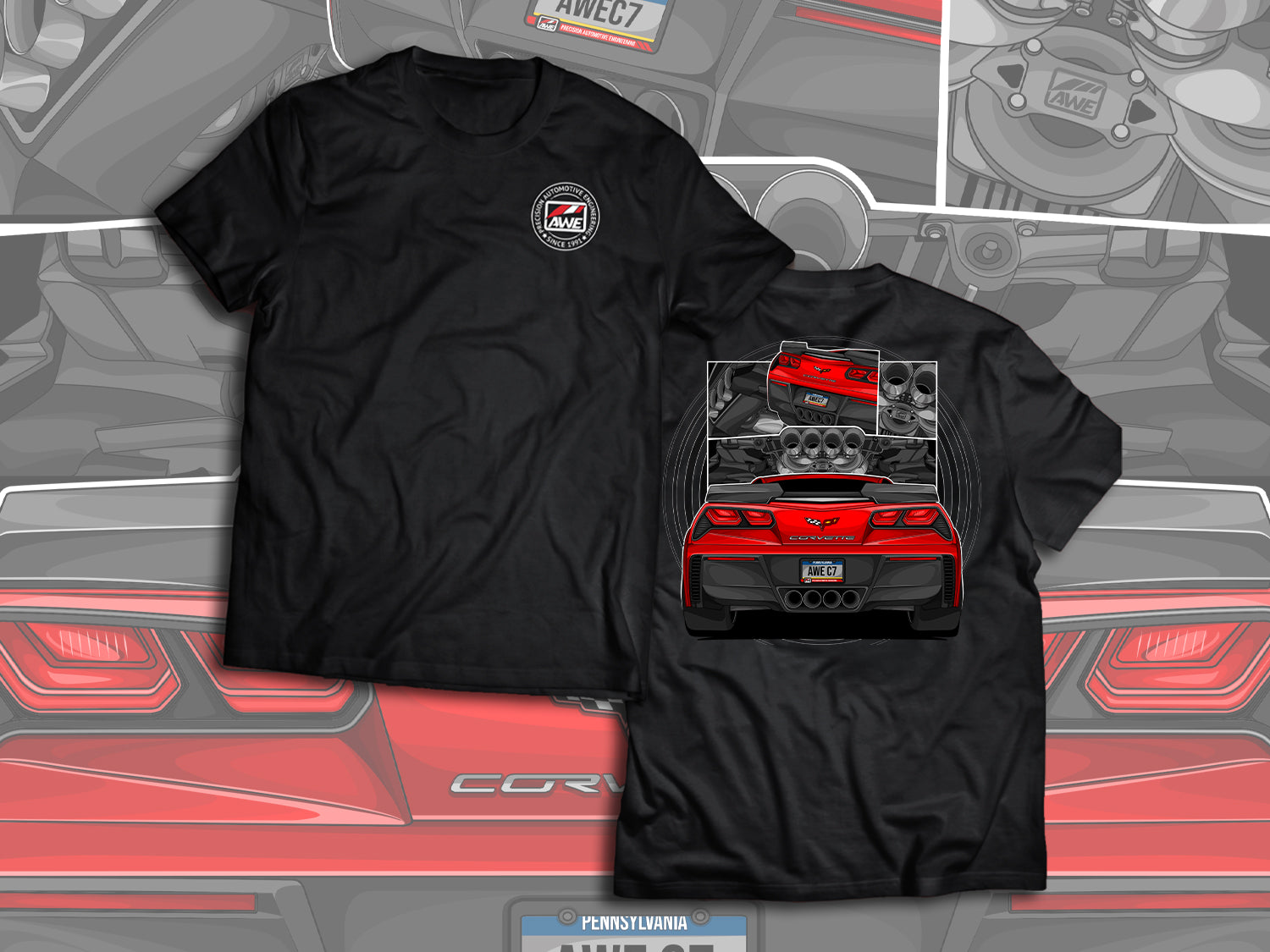 AWE C7 Corvette Tee