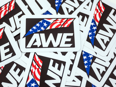 AWE USA SLAP DECAL